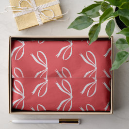 Papel De Seda Arco Simples Presente de Natal