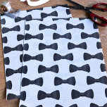 Papel De Seda Arco Tie Patterno preto e branco<br><div class="desc">Se você vai a um casamento preto-e-branco e precisa de algum lenço com gravatas de arco pretas em um fundo branco para embrulhar o presente de casamento - você pode ter encontrado o lenço que estava procurando. Adequado para todos os presentes embrulhados com amor.</div>