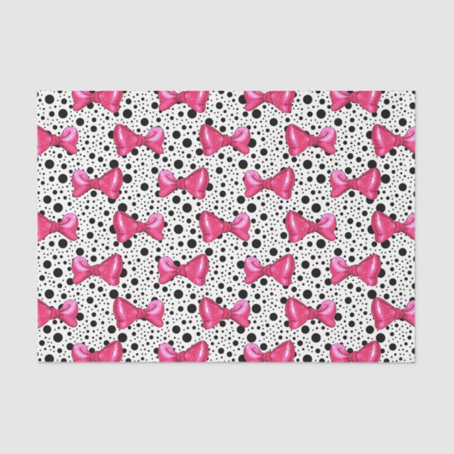 Papel De Seda Arcos cor-de-rosa (Design série 30 rosa) (Frente )