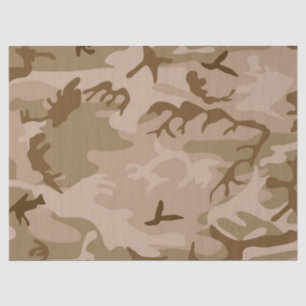 Papel De Seda Areia Deserto de Camuflagem
