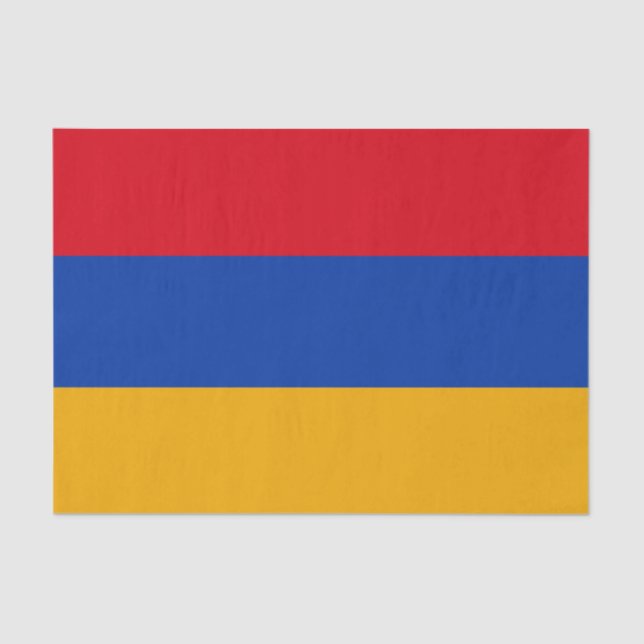 Papel De Seda Armenia fashion, Armenian Flag tissue paper (Frente )