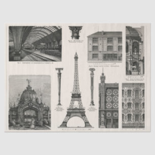 Papel De Seda Arquitetura de Ferro-Ferro Cast 1894 - Desacoplame