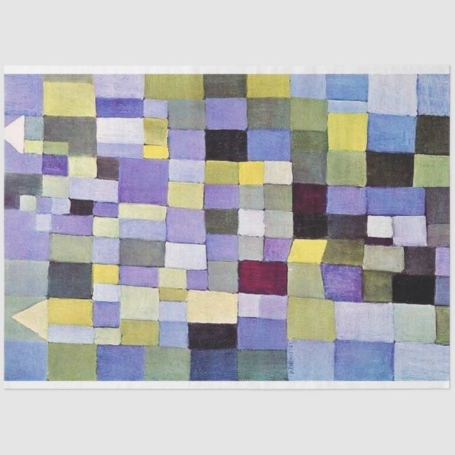 Papel De Seda Arquitetura, Paul Klee (Frente )