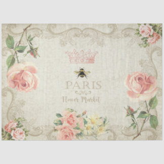 Papel De Seda Arranjo para Desentrelaçamento de Rosas Rosa Pêsse