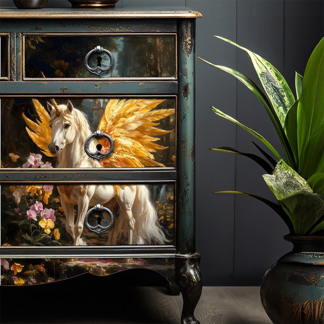 Papel De Seda Arranjo para Separação de Cavalos de Fada Amarelos (Criador carregado)