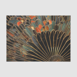 Papel De Seda Art Deco Moody Fan