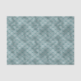 Papel De Seda Art Deco Silver Teal Contemporâneo