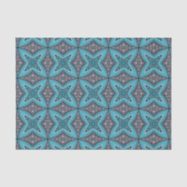 Papel De Seda Art Deco Teal Black Graphic Standard