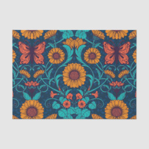 Papel De Seda Art Nouveau daisies