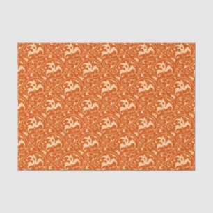 Papel De Seda Art Nouveau Ikat - Mandarin Orange