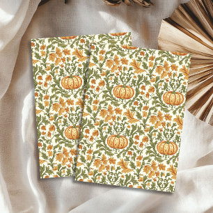 Papel De Seda Art Nouveau Morris outono Cores do pastel outono