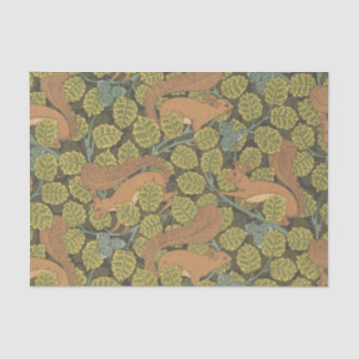 Papel De Seda Art Nouveau Oak & Squirrels