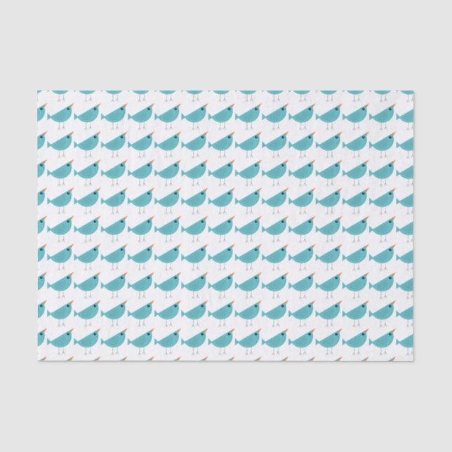 Papel De Seda Arte Adorável e Caprichosa da Natureza com Pássaro (Frente )