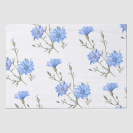 Papel De Seda Arte Botânica De Aquarelas Selvagens De Flores