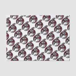 Papel De Seda Arte da Baleia Assassina da Costa Noroeste de Haid