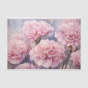 Papel De Seda Arte de Aquarela Encharcada Cor-de-Cobra Rosa Rosa