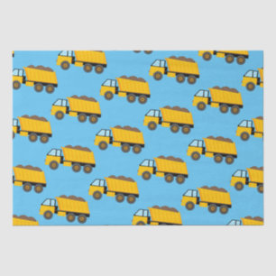 Papel De Seda Arte De Carro Amarelo No Azul Sky