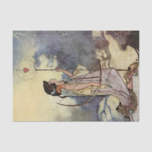 Papel De Seda Arte de Charles Robinson de Canções de Amor e Sone