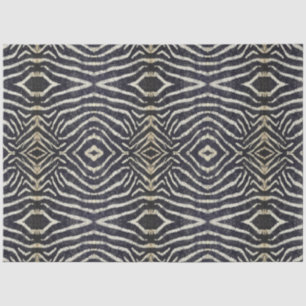 Papel De Seda Arte de Decoupage de Padrão de Faixa de Zebra Vint