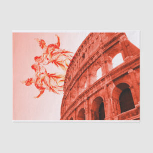 Papel De Seda Arte de Digitas de Colosseum e de