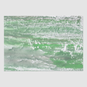 Papel De Seda Arte de mármore verde