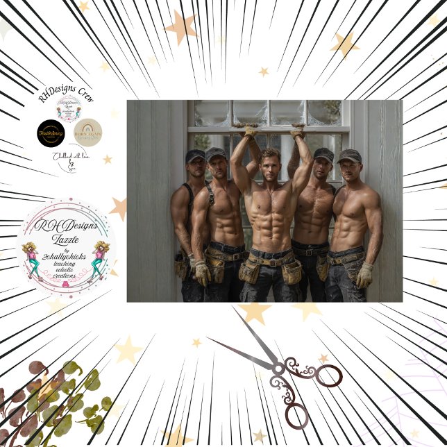 Papel De Seda Arte de Parede de Construção Masculina em Decoupag (Criador carregado)
