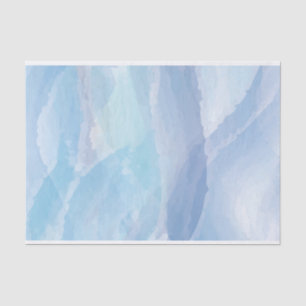 Papel De Seda Arte de pincel azul, abstrato, cor de água legal