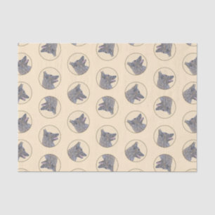 Papel De Seda Arte de pintura belga Tervuren Shepherd Mahogany