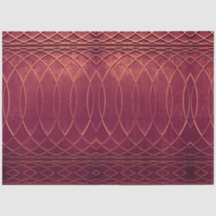 Papel De Seda Arte Deco - Dissociação Metálica De Vinho De Burga