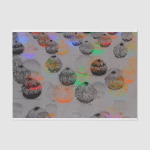 Papel De Seda Arte digital com pinceladas redondas.