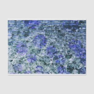Papel De Seda Arte digital sobre fundo abstrato de cor azul