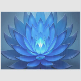 Papel De Seda Arte Espiritual da Flor Azul Lotus