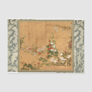 Papel De Seda Arte Floral Antiquada para Decoupage ou Presente