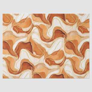 Papel De Seda Arte Fluido com Acento Dourado - Mármore Siena (12