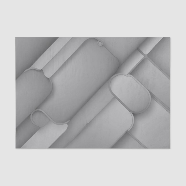 Papel De Seda Arte Moderna das cinzas (Frente )