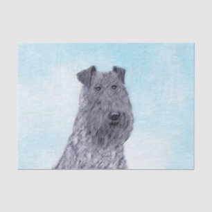 Papel De Seda Arte original de cachorro caipira azul Kerry Terri