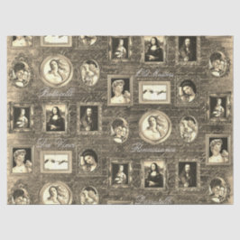 Papel De Seda Arte Renascentista Enquadrada na Antiguidade da Sé