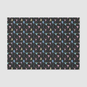 Papel De Seda Artes marciais Karate Abstrato Stars Sparkles