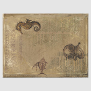 Papel De Seda Artesanato de Capacetes de Vintage Steampunk e Cap