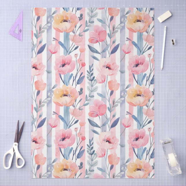 Papel De Seda Artesanato de núcleo de algodão e decoupage do Pas (Arte )