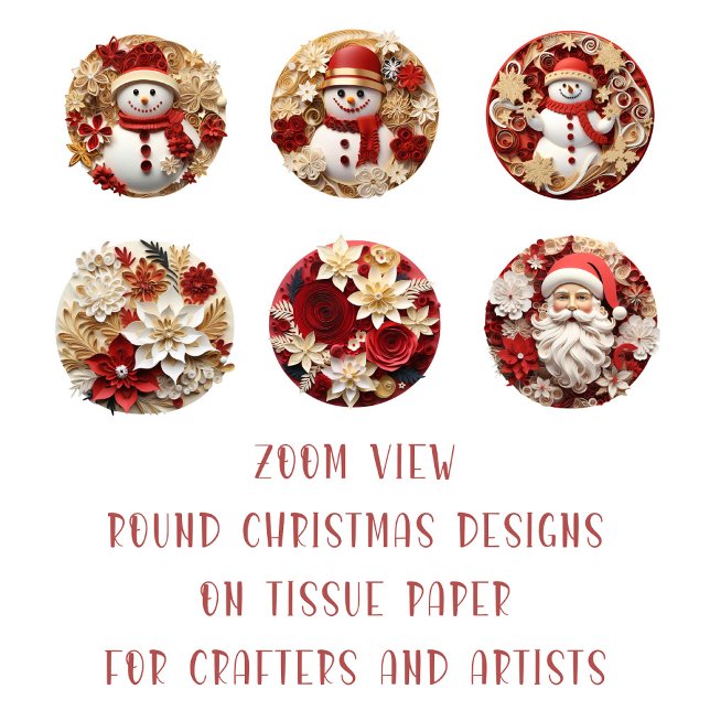 Papel De Seda Artesanato de Ornamento de Dissociação da Imagem d (Criador carregado)