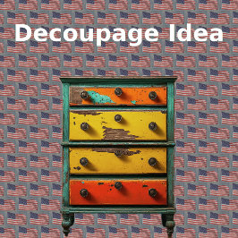 Papel De Seda Artesanato dos EUA Sinalizador Vermelho Branco e A