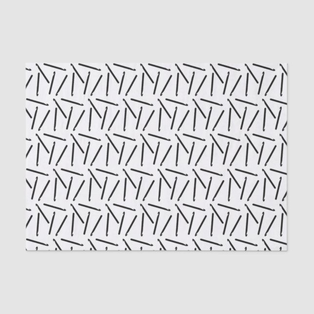 Papel De Seda Artesanatos Crochet Hooks (Frente )