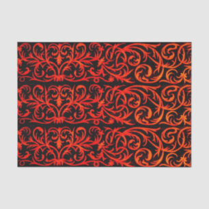 Papel De Seda artesanatos de desacoplamento de ornamentados Vint
