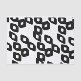 Papel De Seda Artista Black White Large Diamond Patterture Textu