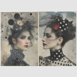 Papel De Seda Artistas Misturam Mídia Preta Fatos Grandes