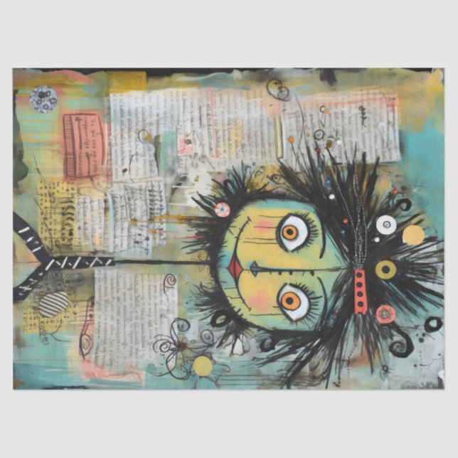 Papel De Seda ArtLady 16 Encantada e angustiada (Frente )