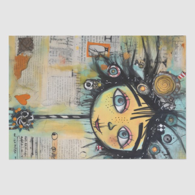 Papel De Seda ArtLady 28 Encantada e aflita (Frente )