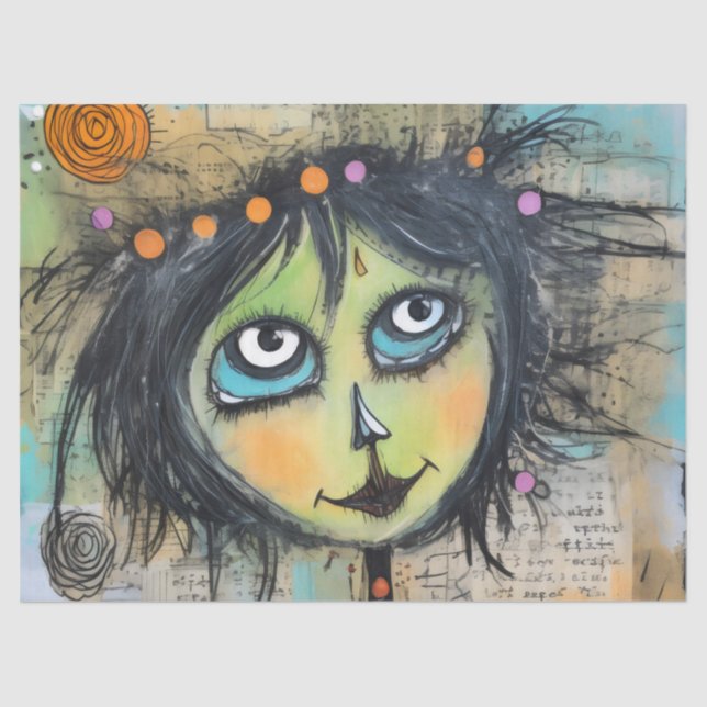 Papel De Seda ArtLady 5 encantadora e angustiada (Frente )