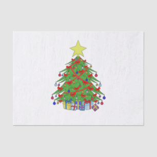 Papel De Seda árvore de Natal